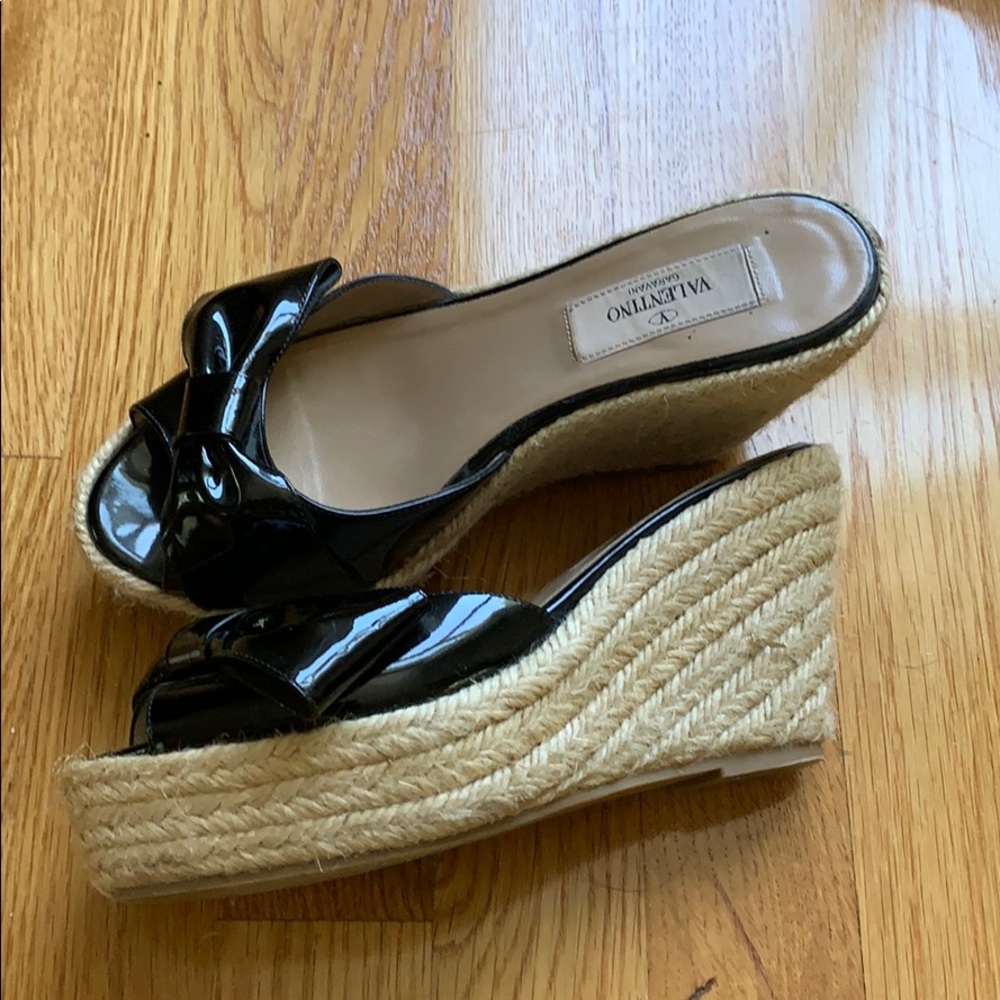 Valentino Bow Wedges